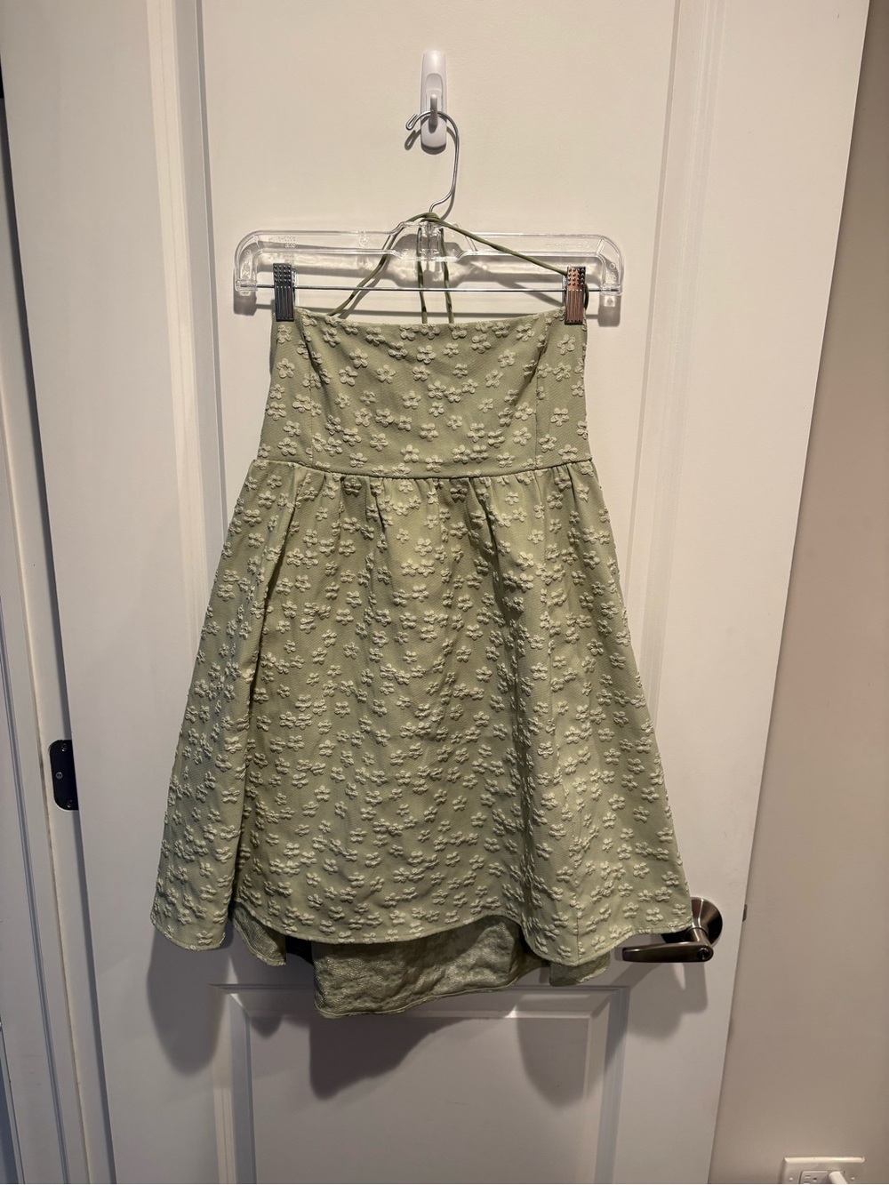 Lucy in the Sky Green Floral Textured Dress